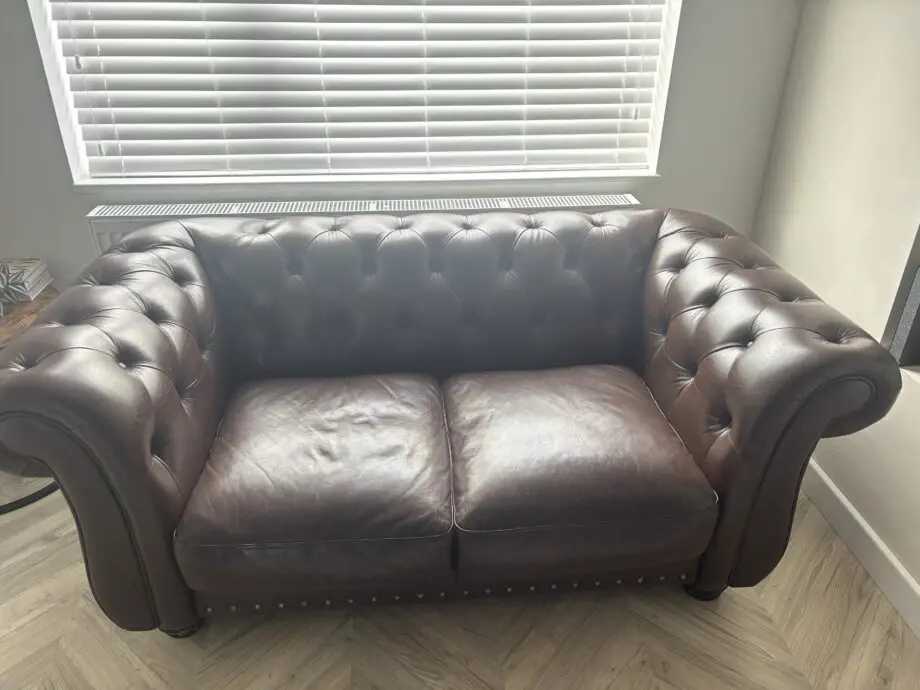 Very - brown leather sofa set