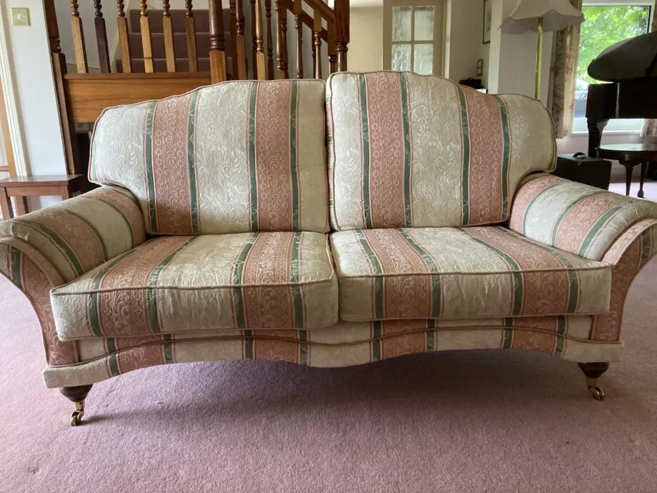 3 Piece Suite with footstool - excellent condition