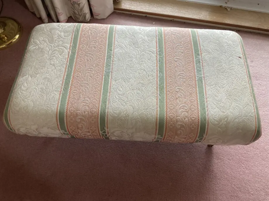 3 Piece Suite with footstool - excellent condition
