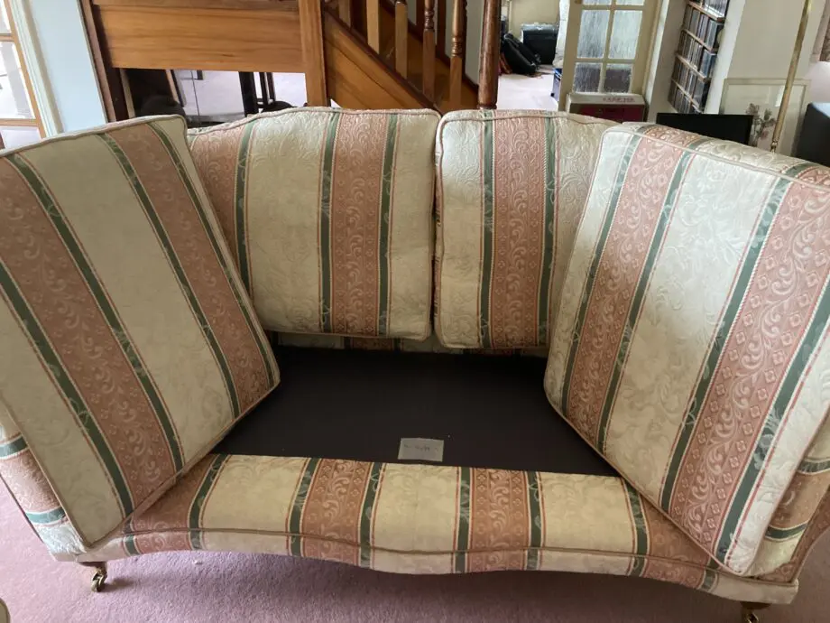 3 Piece Suite with footstool - excellent condition