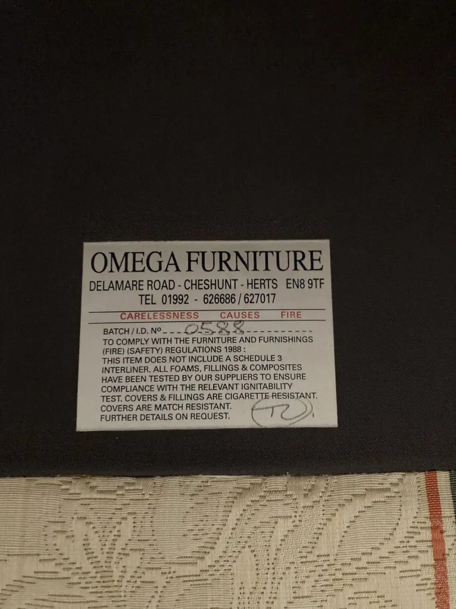 3 Piece Suite with footstool - excellent condition