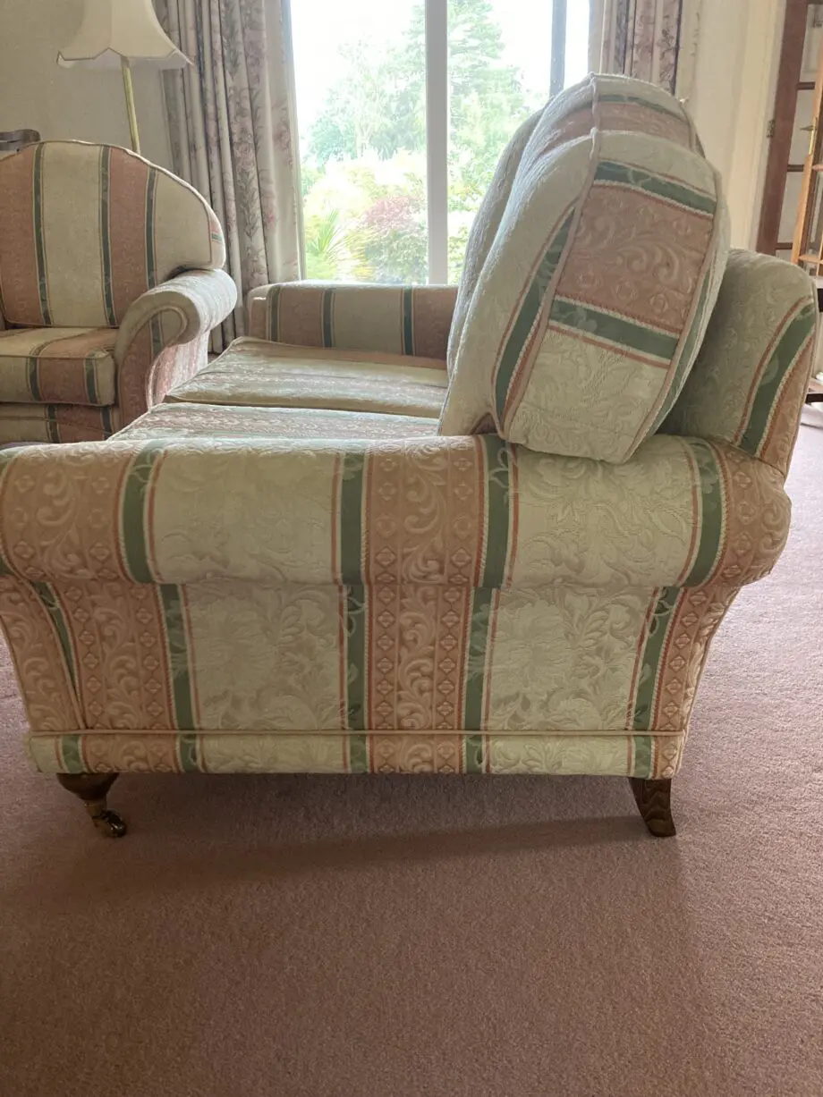 3 Piece Suite with footstool - excellent condition