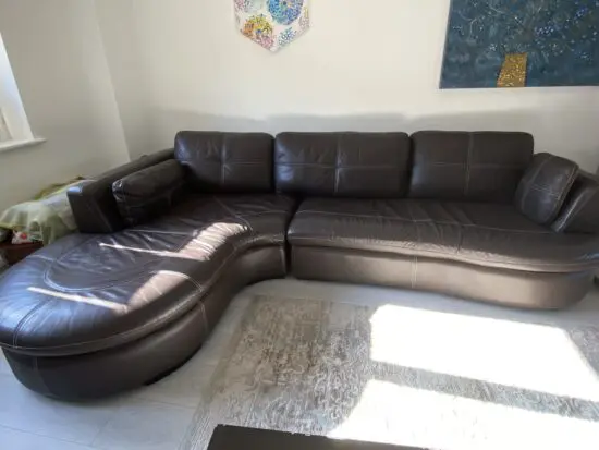 Brown Corner Sofa