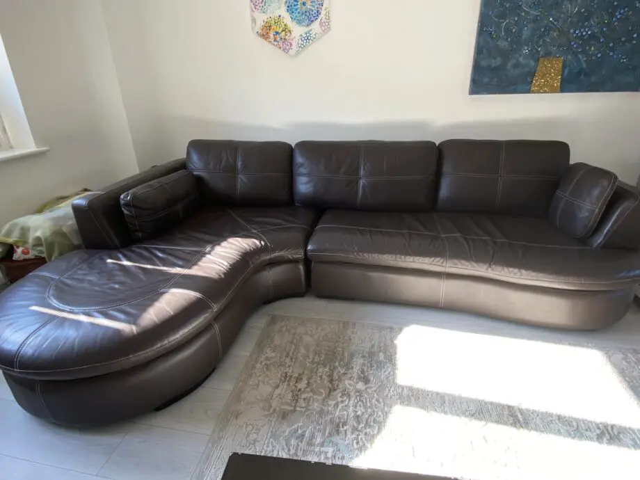 Brown Corner Sofa