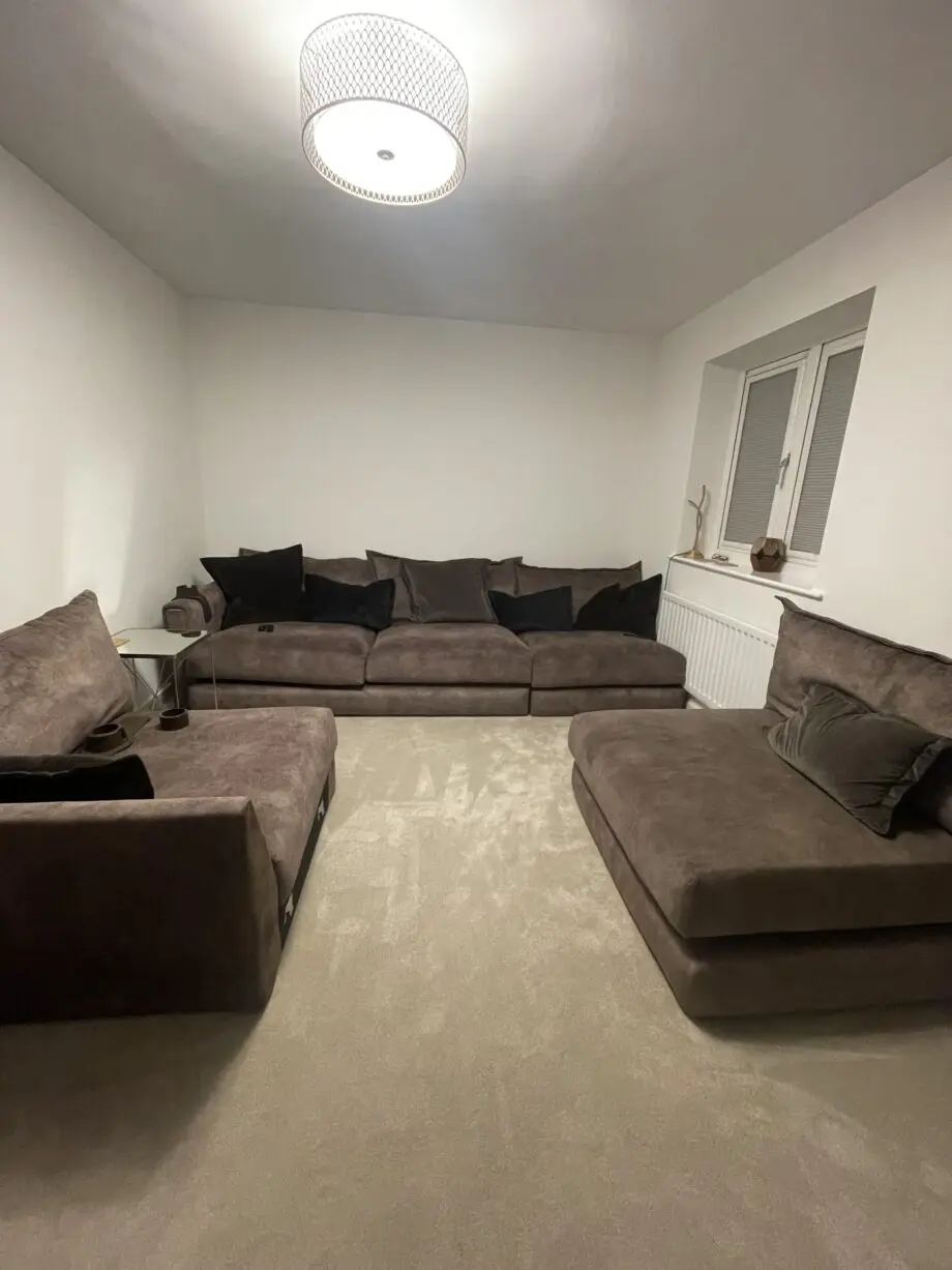 DFS Devine Chocolate Corner Sofa