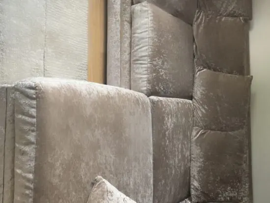 Taupe velvet