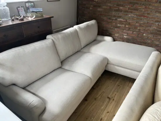 Dusk beige left hand Hampshire 3 seater sofa