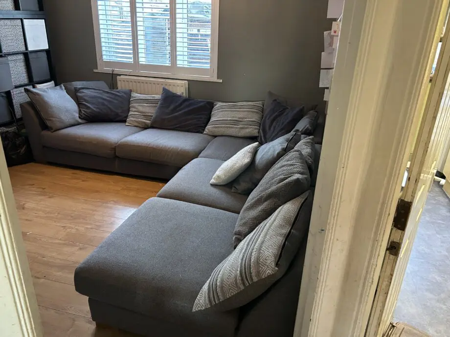Large corner sofa