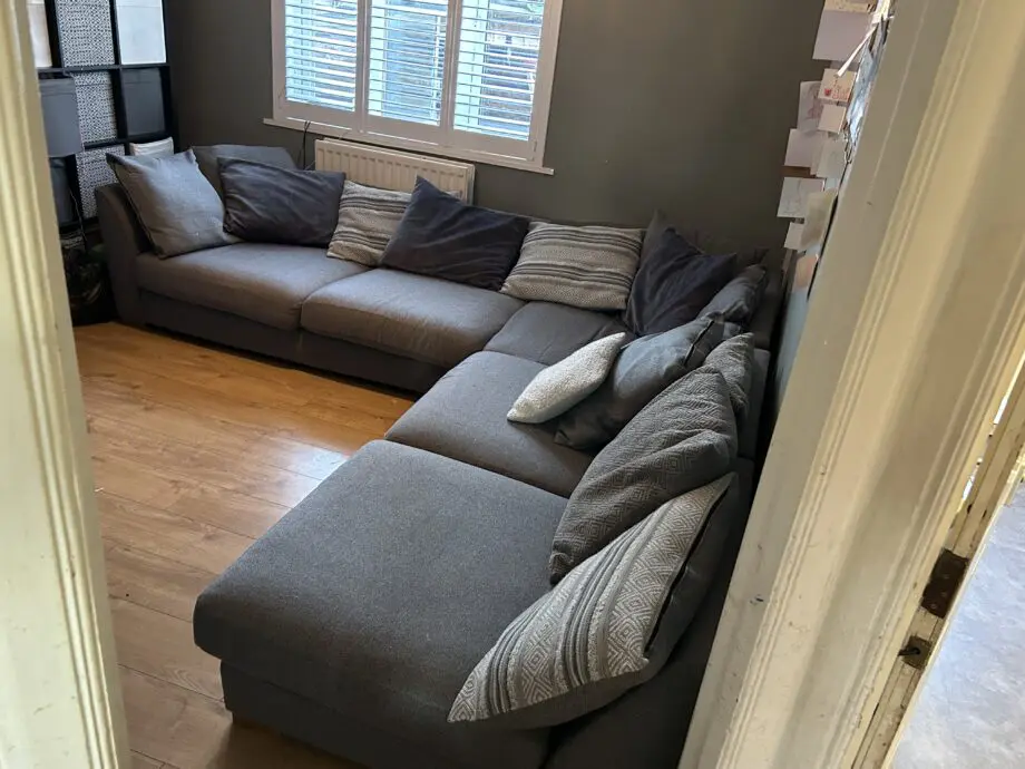 Large corner sofa