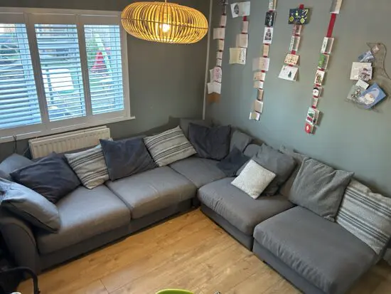 Large corner sofa