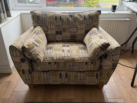 Yellow Snuggle Chair/Love Seat