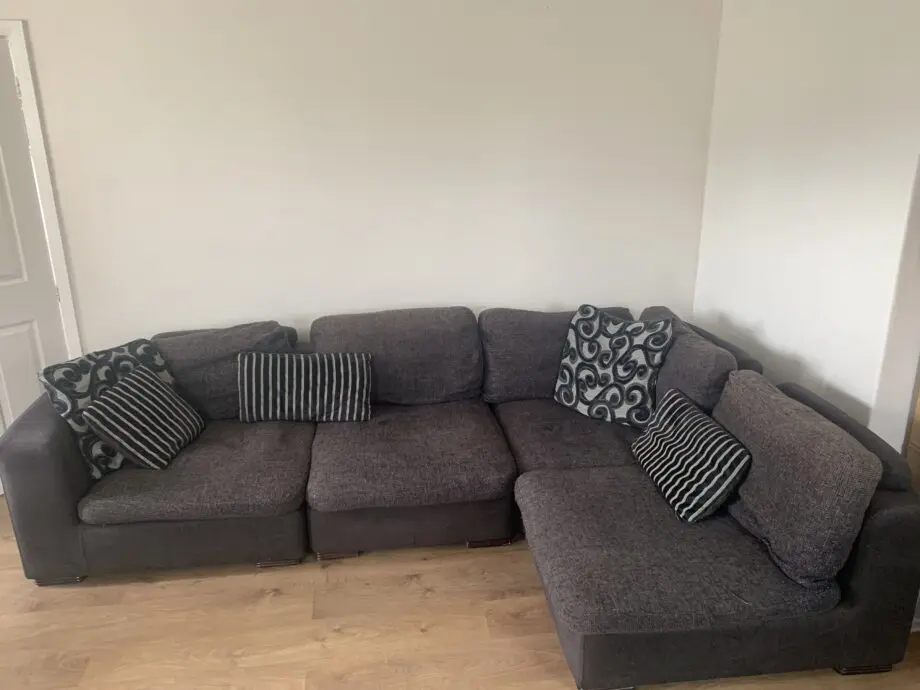 Large DFS sofa for sale, left hand facing.