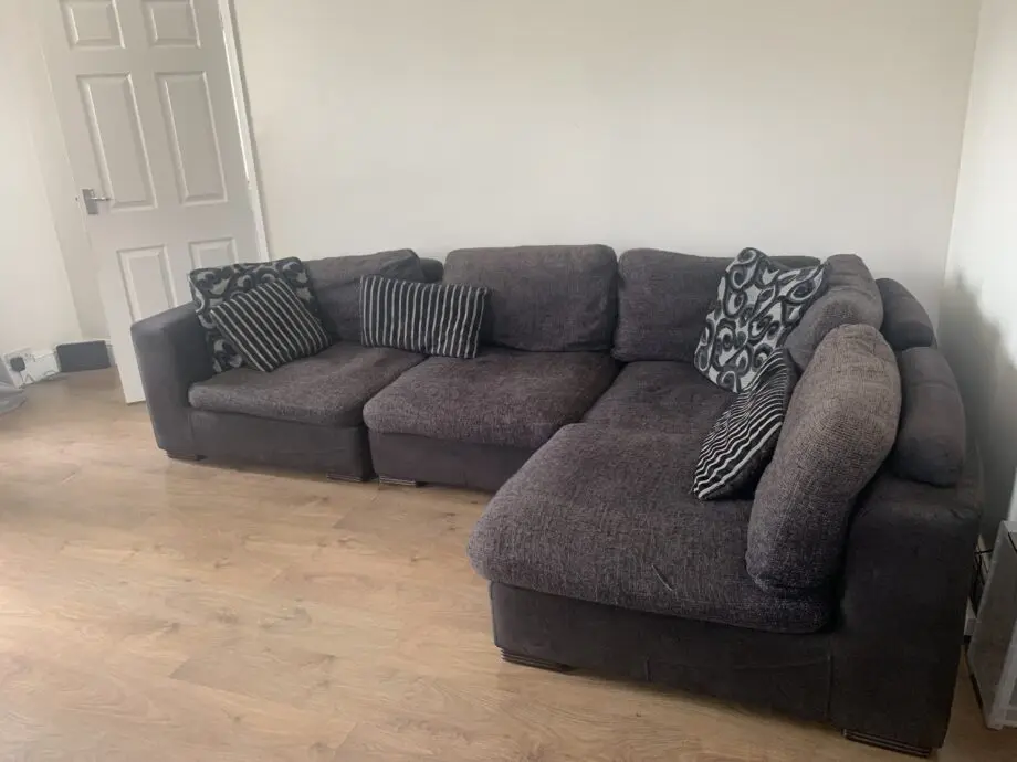 Large DFS sofa for sale, left hand facing.