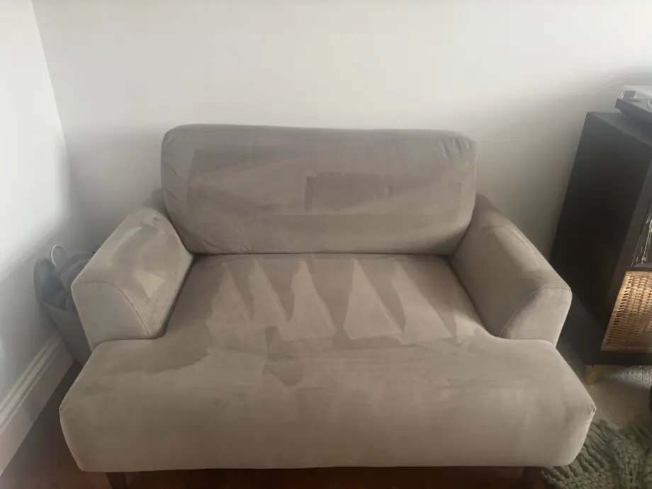 Swyft Grey Loveseat Sofa