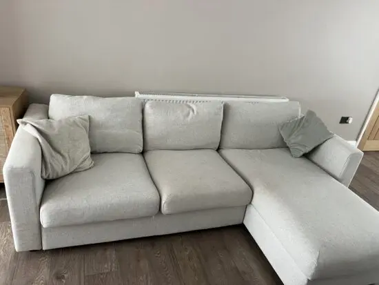 IKEA Vimle 3 seat sofa, with chaise longue/Gunnared beige