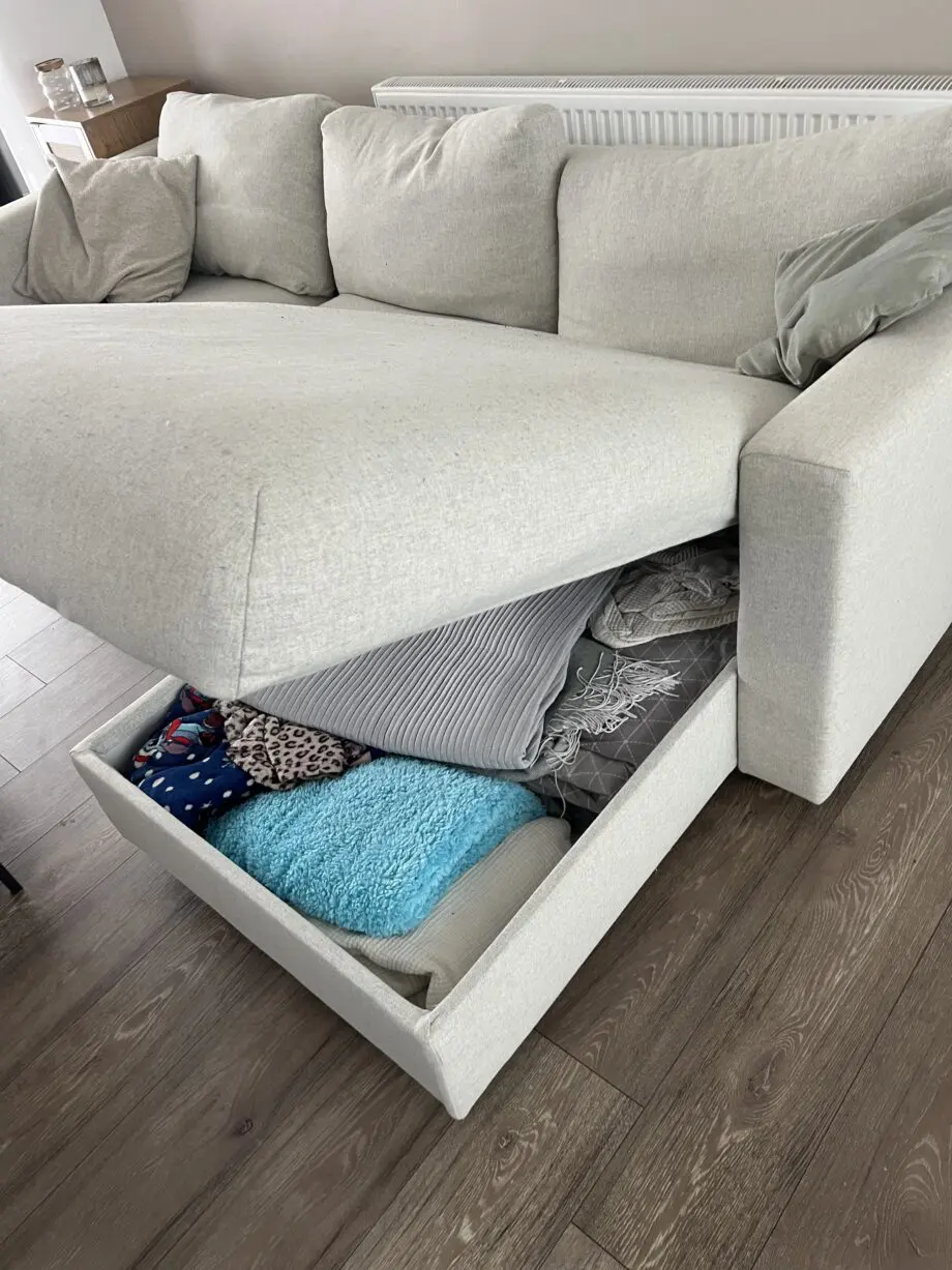 IKEA Vimle 3 seat sofa, with chaise longue/Gunnared beige
