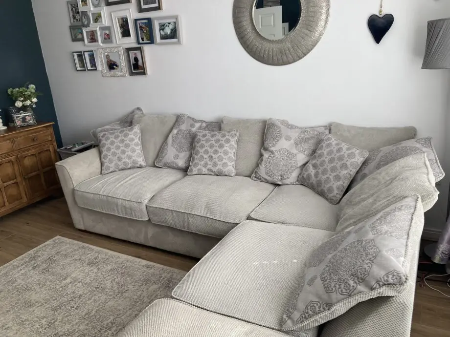 Corner Pillow Back Sofa - Left Hand