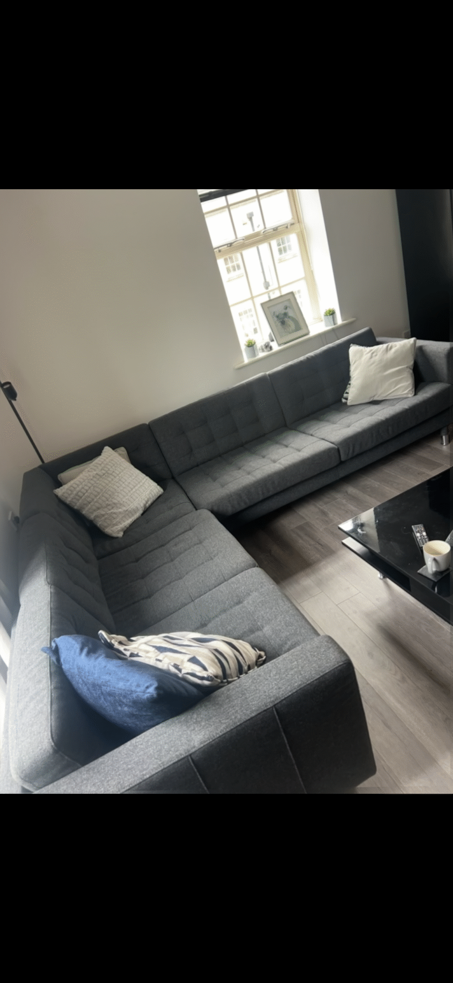 IKEA Grey Corner Sofa