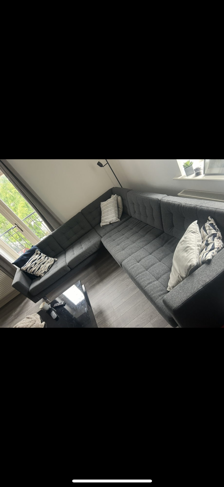 IKEA Grey Corner Sofa