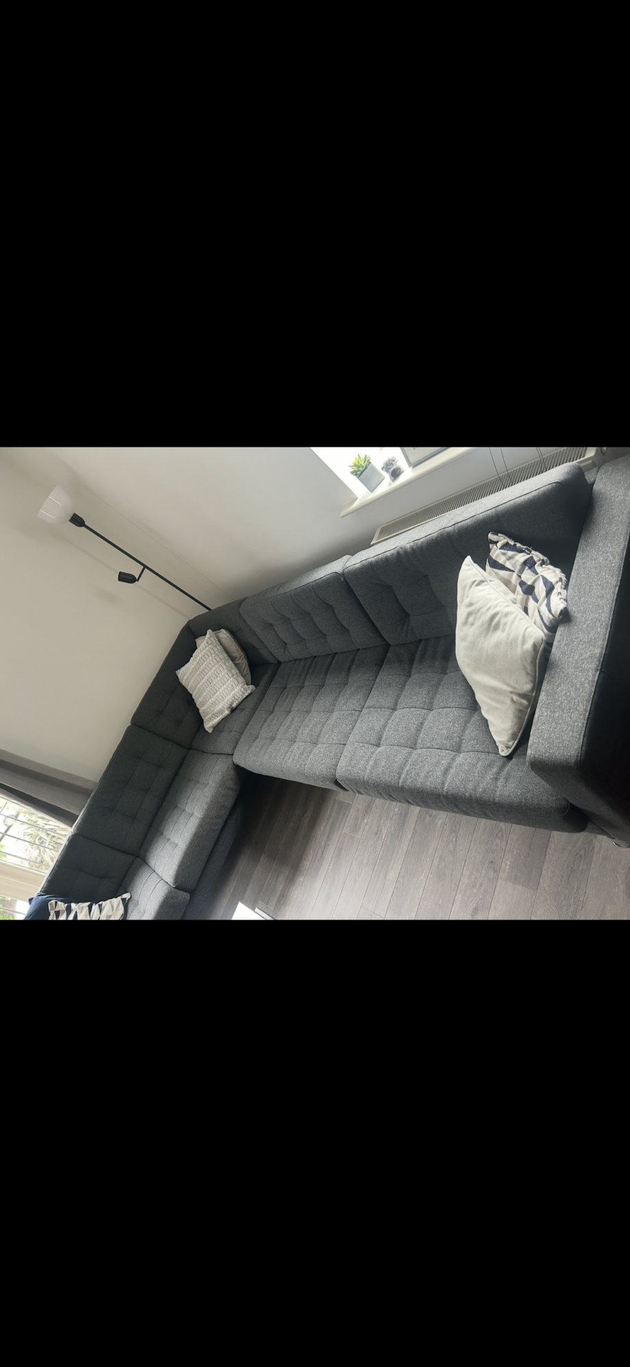 IKEA Grey Corner Sofa