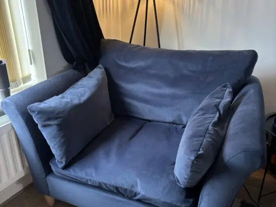 M&S Scarlett Loveseat in Navy.