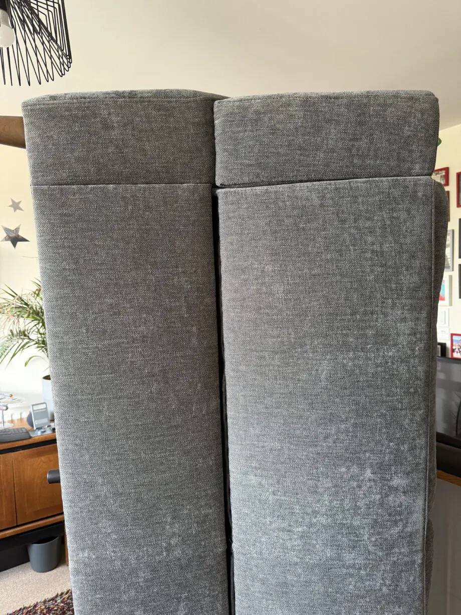 SCS Uxbridge Grey Fabric 3 seater