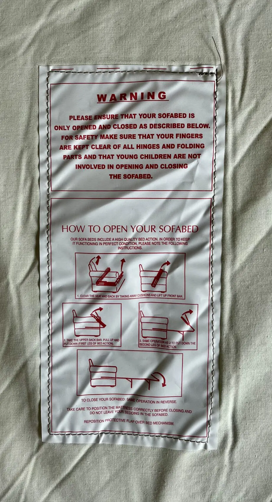 Oatmeal Sofabed (Tesco)