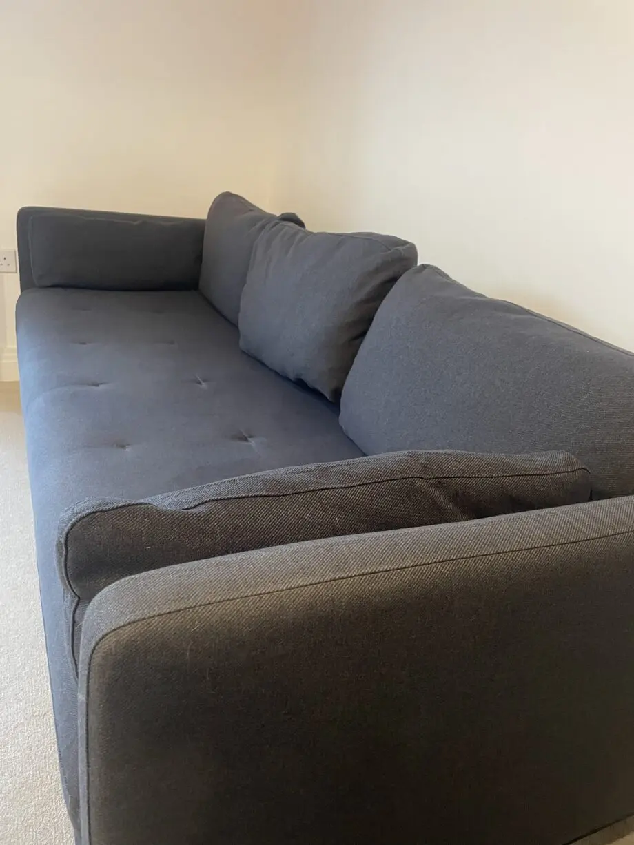 3-Seater charcoal Sofa from MADE