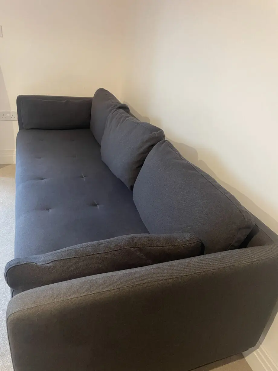 3-Seater charcoal Sofa from MADE