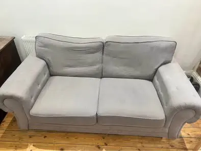 Grey 2-seater sofa