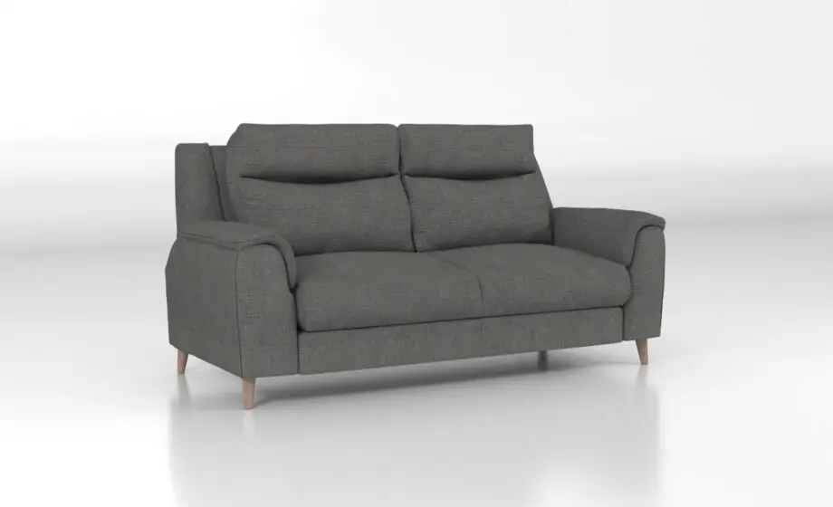 SCS Uxbridge Grey Fabric 3 seater