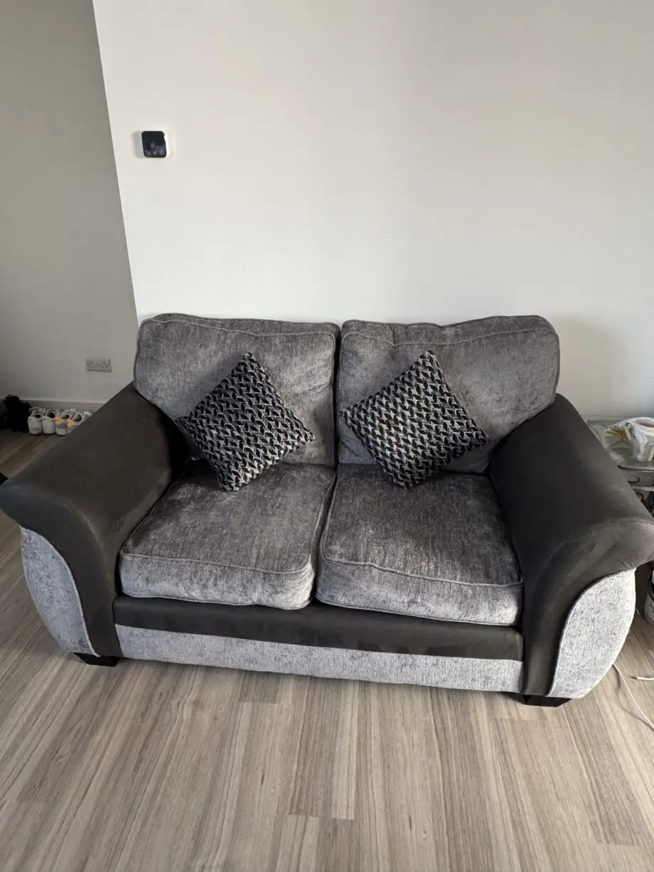 SCS grey 2 seater sofa set