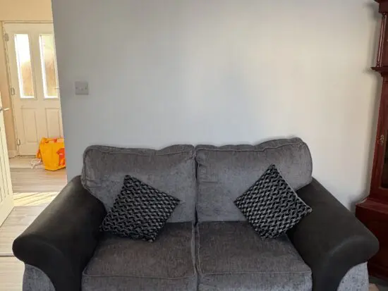 SCS grey 2 seater sofa set