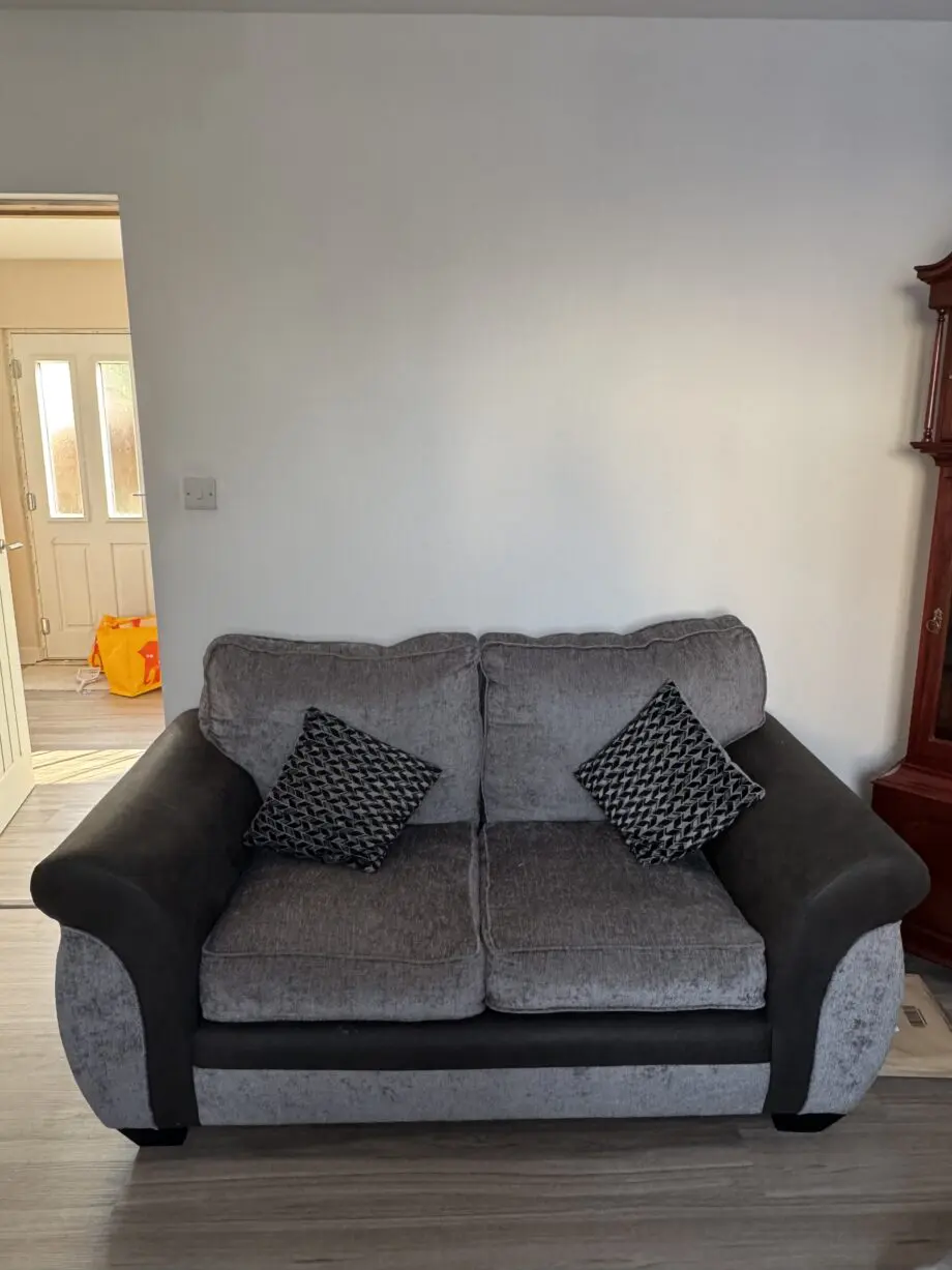 SCS grey 2 seater sofa set