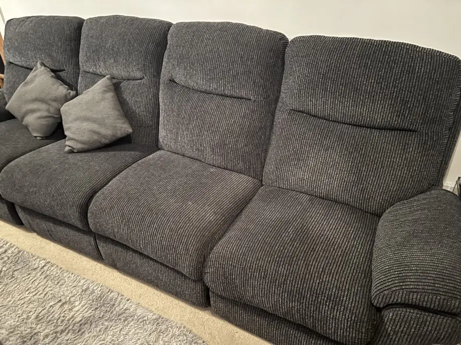 SCS Black 4 seater Tamala sofa
