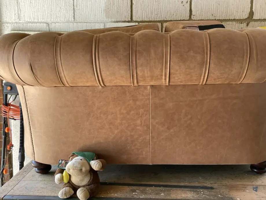 Leather Chesterfield Hand crafted in UK -by Kingsgate Furniture
