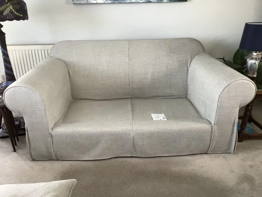 Collins & Hayes, Grey 2 Seater Sofa and Chair