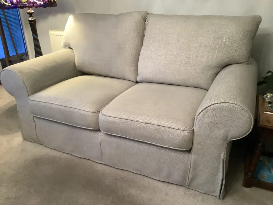 Collins & Hayes, Grey 2 Seater Sofa and Chair