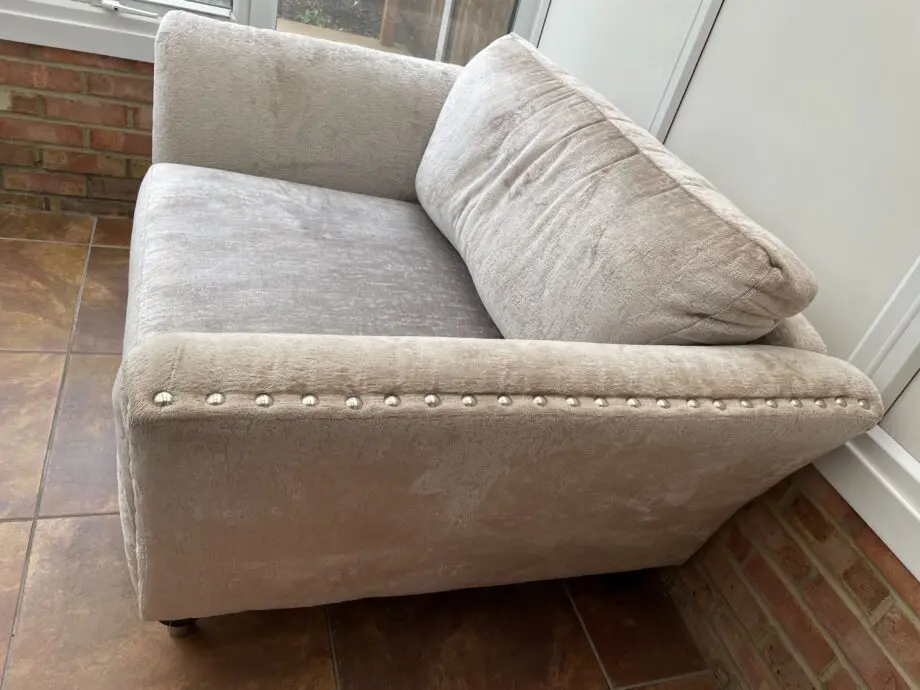 DFS Silver Lawrie formal back cuddler sofa