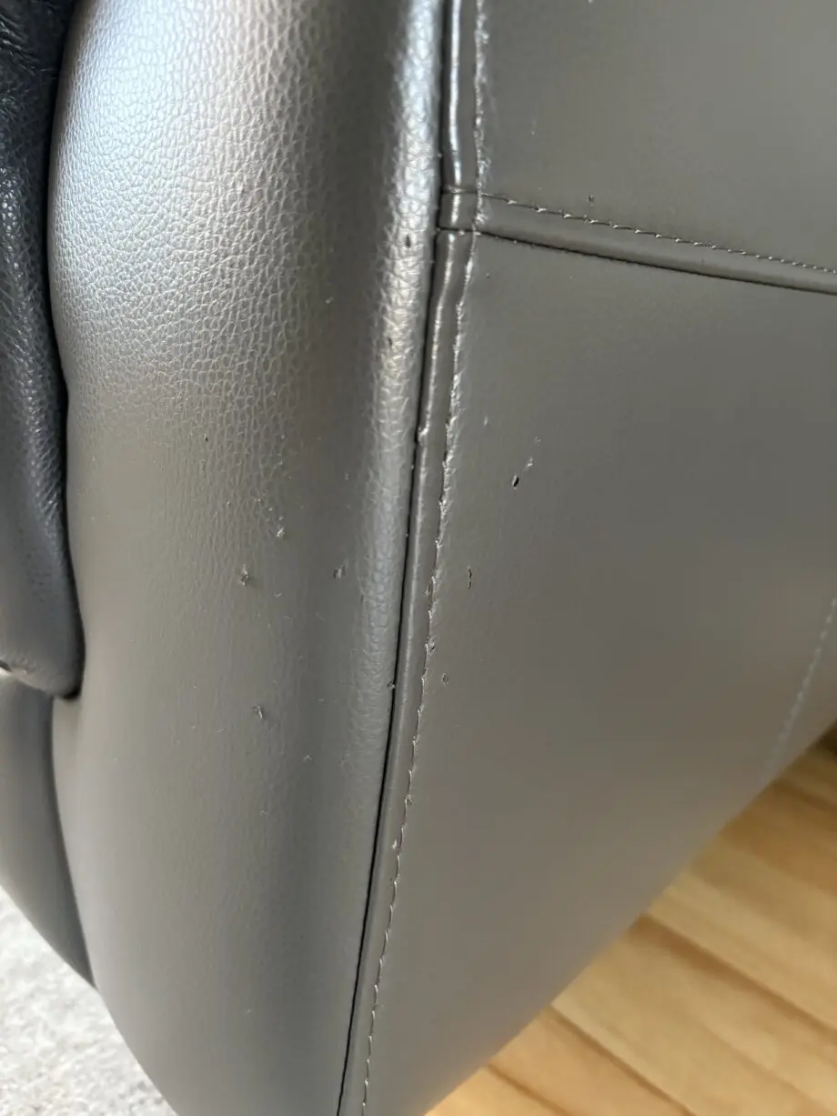 DFS Kaegan real leather corner sofa