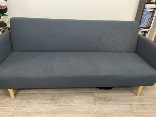 Made Dusky Blue Double Sofa Bed