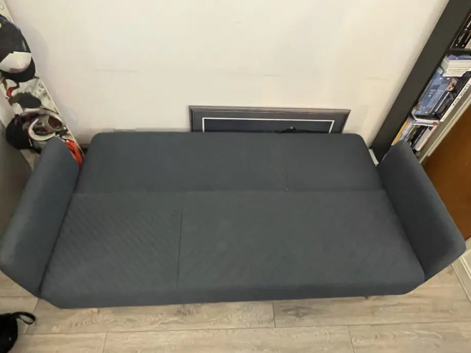 Made Dusky Blue Double Sofa Bed