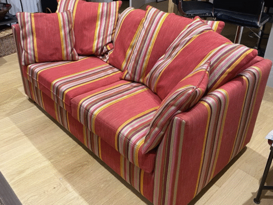 Red sofa set