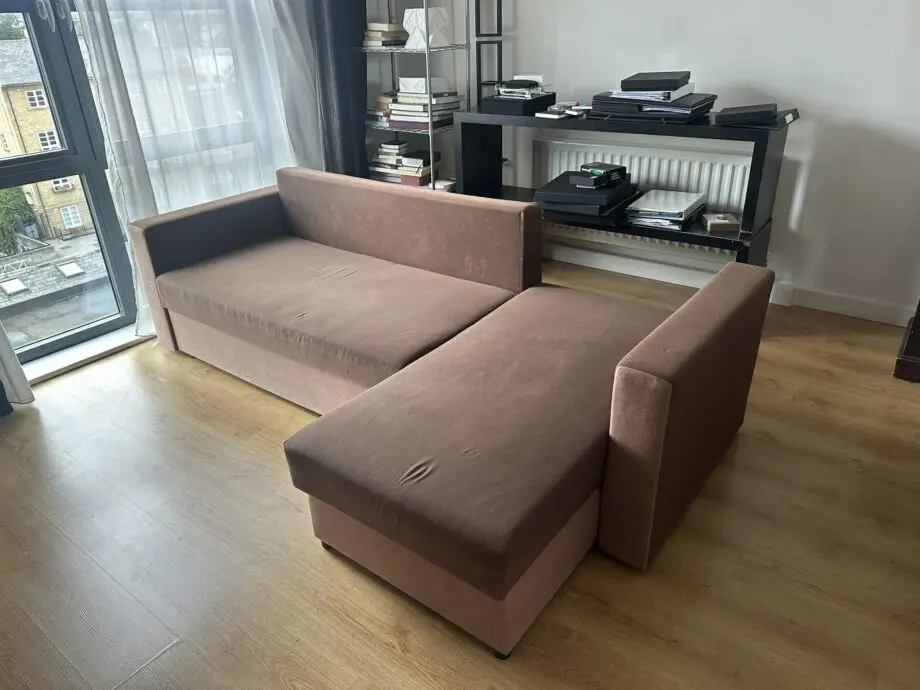 sofa bed with lots of storage