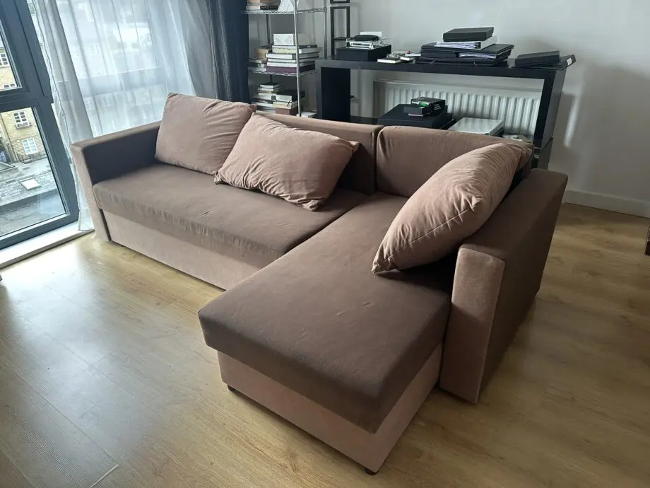 sofa bed with lots of storage