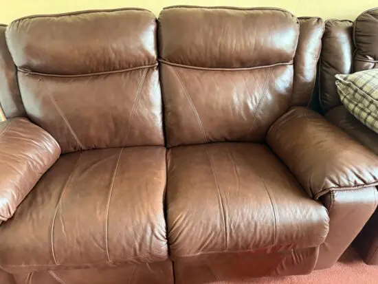 It’s pair of set Leather Sofas