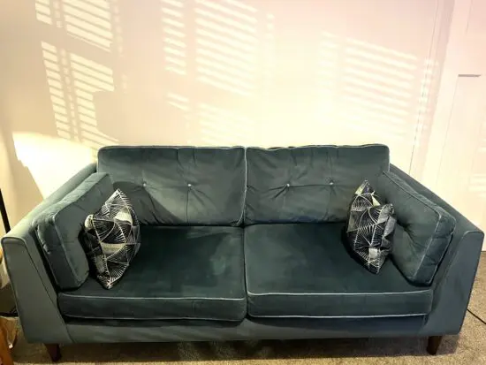Sofology Cricket 3 seater sofa with foot stool