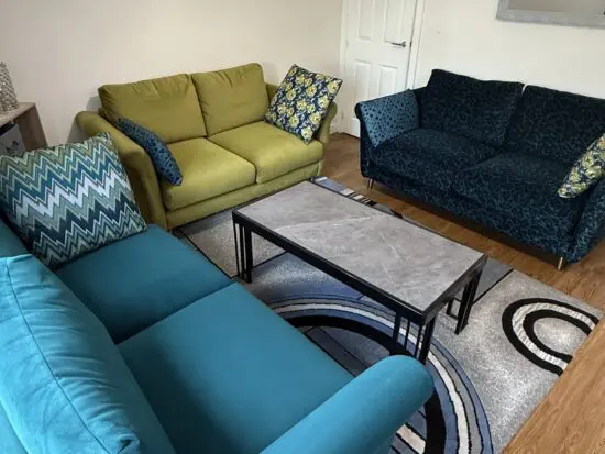 3+3+2 seater fabric sofa