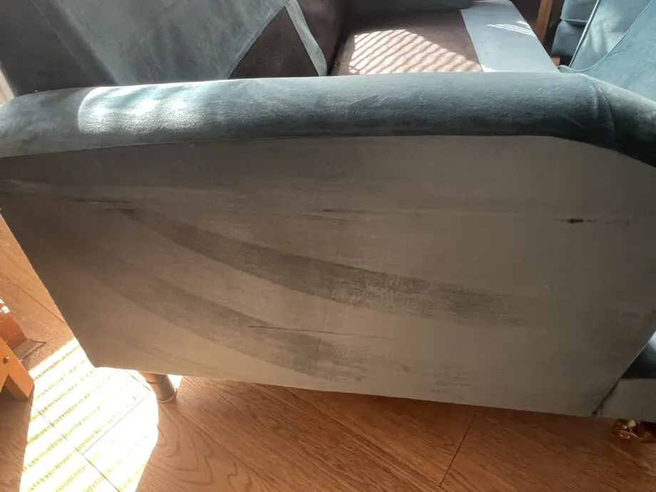 3 seater and 2 seater teal velvet sofas
