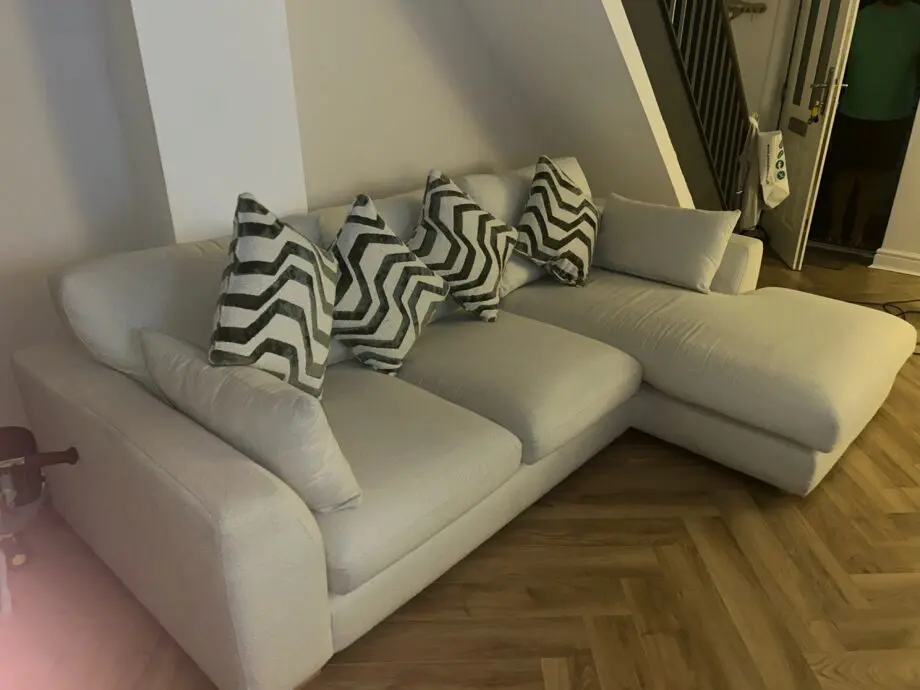 DFS Cream Calix 3 Seater